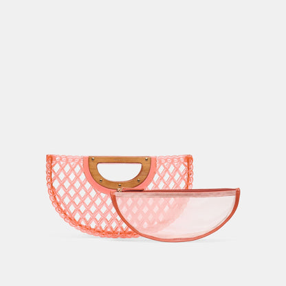 Solandra Coral Jelly Clutch | Dolce Vita Everyday