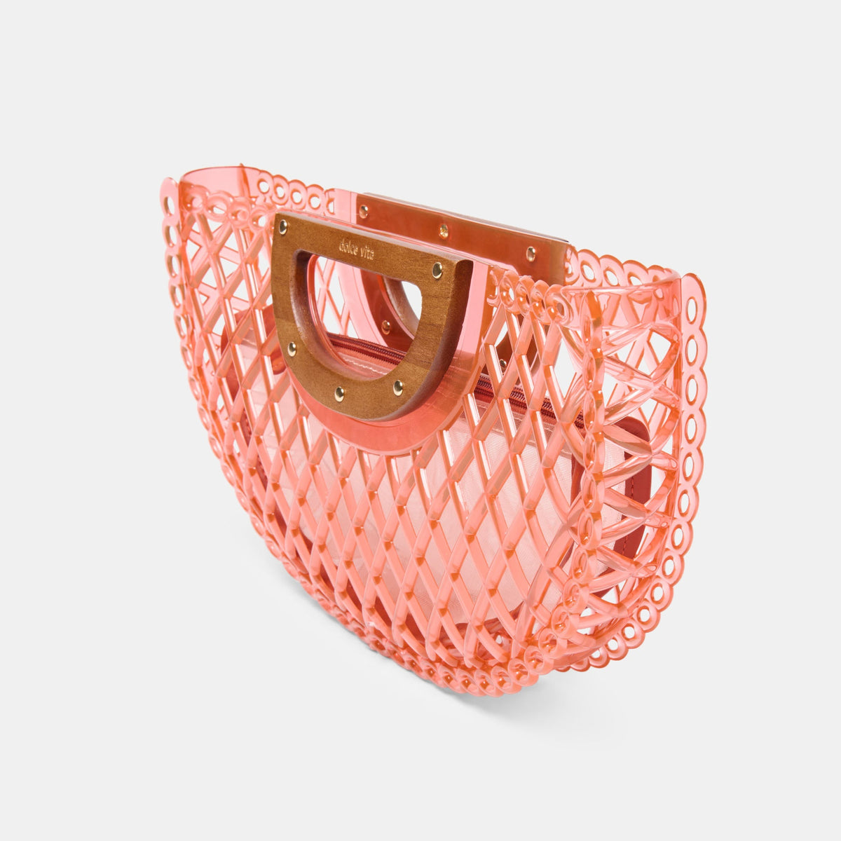 Solandra Coral Jelly Clutch | Dolce Vita Everyday