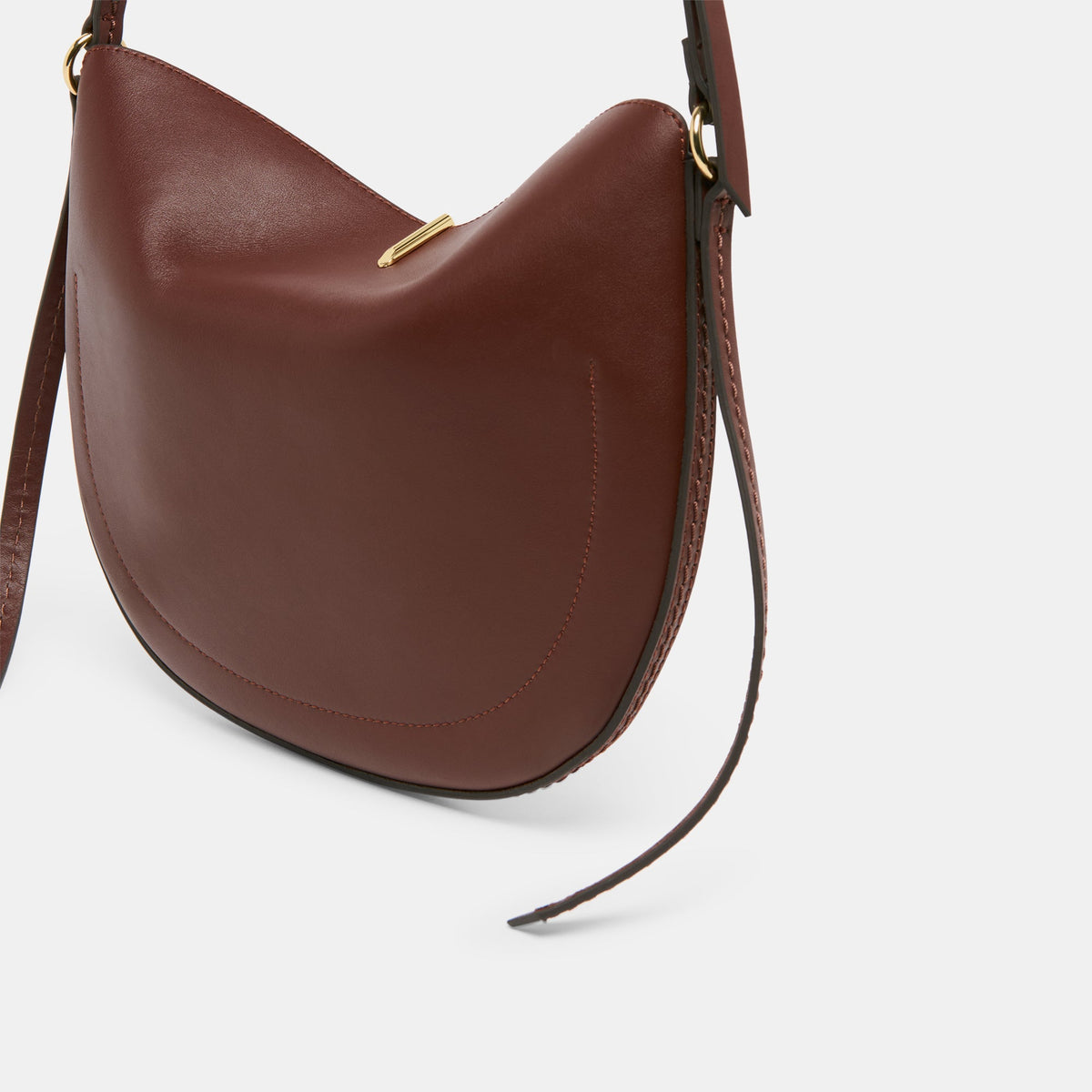 Burano Brown Leather Crossbody | Dolce Vita Essential