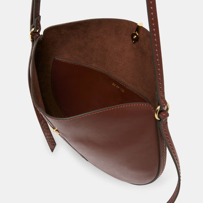 Burano Brown Leather Crossbody | Dolce Vita Essential