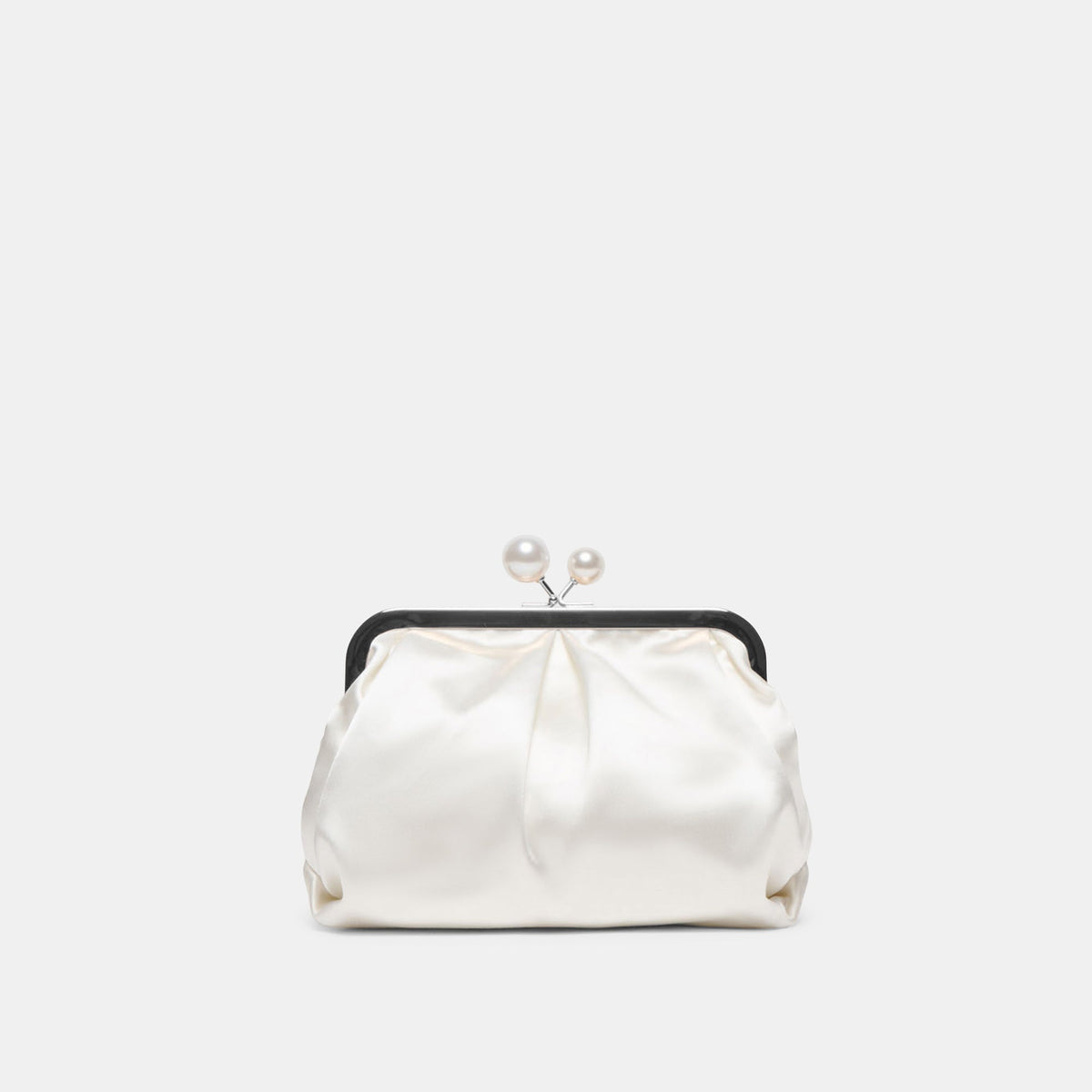 Kendall White Satin Clutch | Dolce Vita Deals