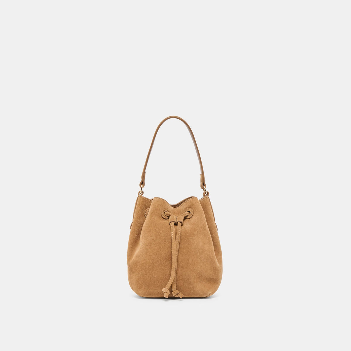 Amaru Brown Suede Crossbody | Dolce Vita Deals
