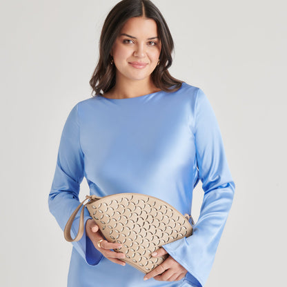ISOLDE CLUTCH BEIGE STELLA
 – Dolce Vita | Dolce Vita Great Value