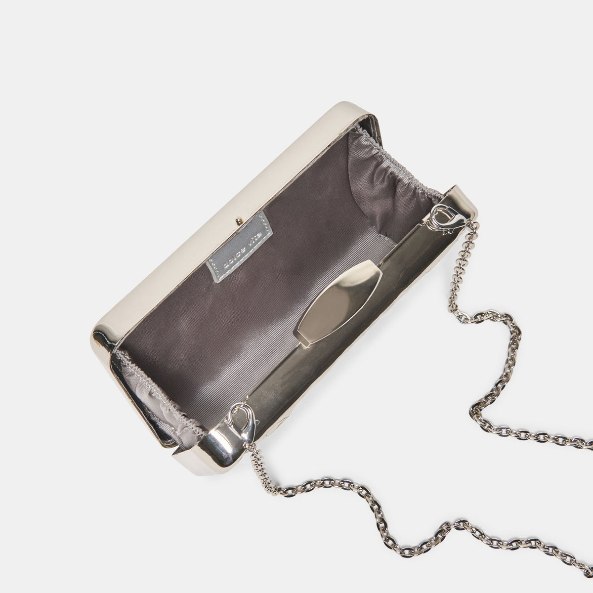 Delia Silver Metal Clutch | Dolce Vita Deals