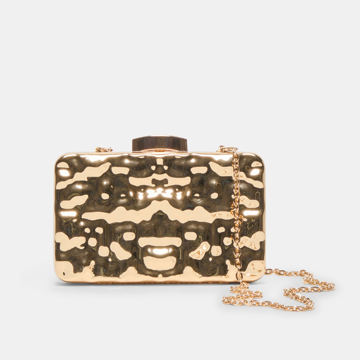 Delia Gold Metal Clutch | Dolce Vita Featured