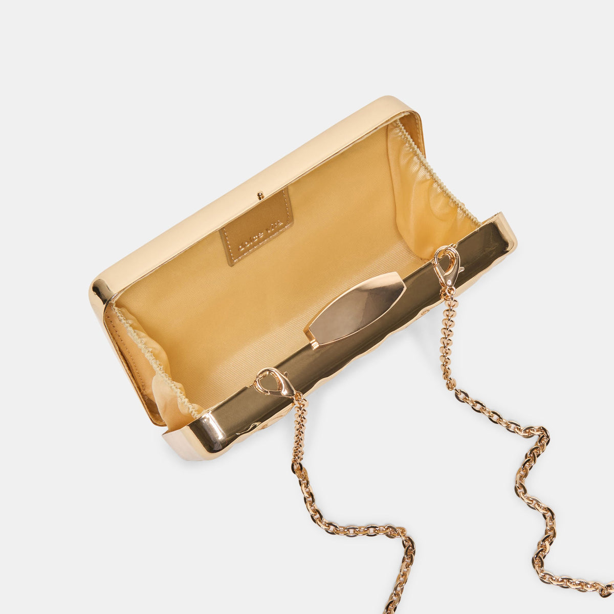 Delia Gold Metal Clutch | Dolce Vita Featured
