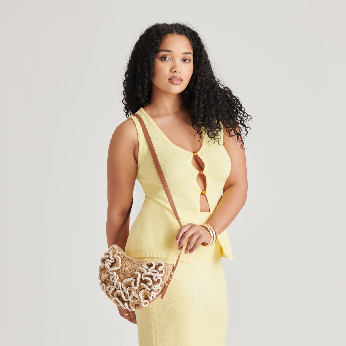 Atrani Natural Raffia Crossbody | Dolce Vita Latest
