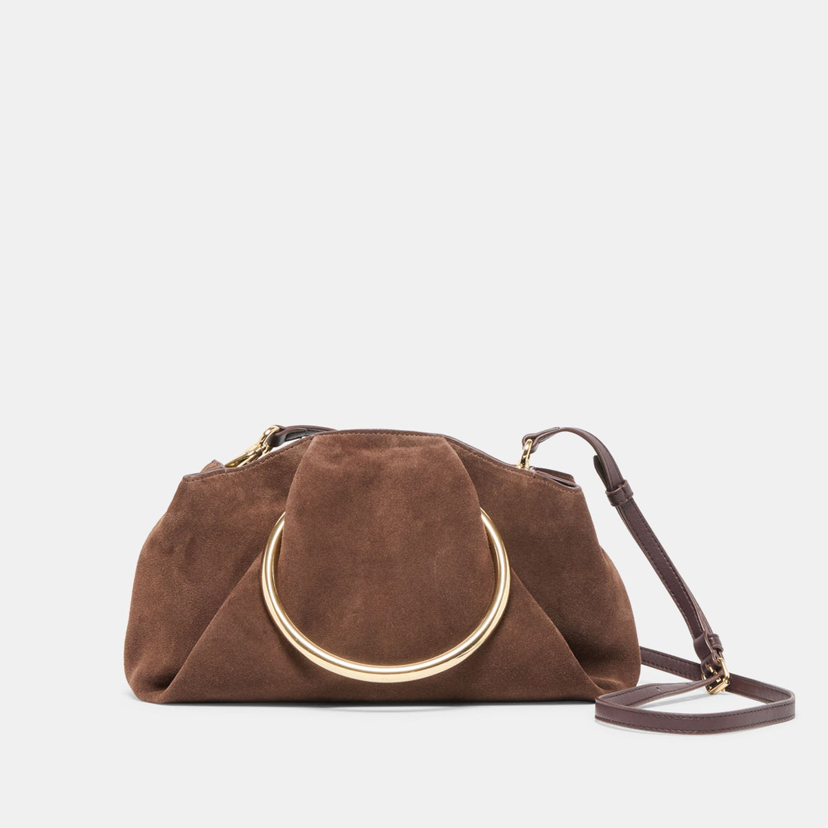 Channing Espresso Suede Handbag | Dolce Vita Deals