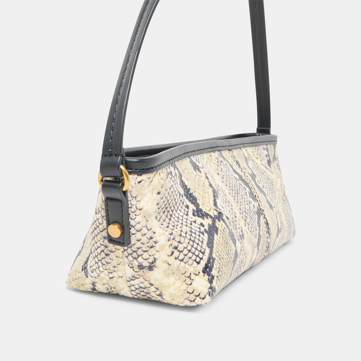 Savaii Black White Snake Stella Shoulder Bag | Dolce Vita Sale