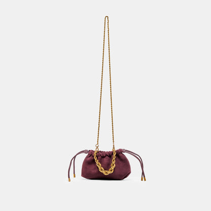 Cleo Burgundy Suede Crossbody | Dolce Vita Latest