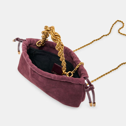 Cleo Burgundy Suede Crossbody | Dolce Vita Latest