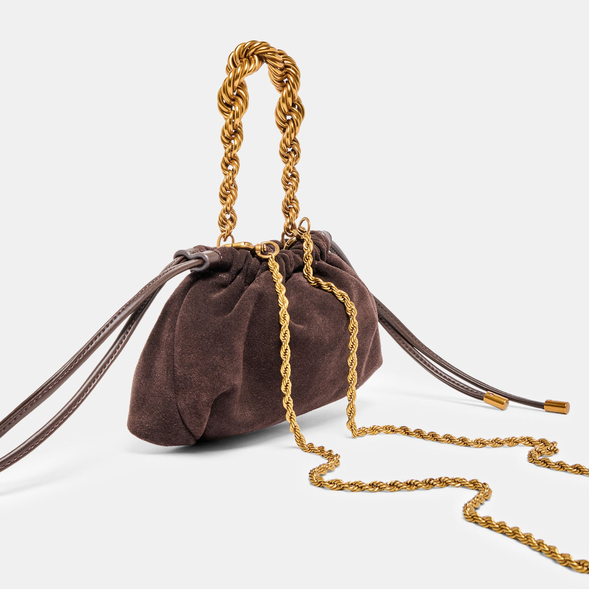 Cleo Espresso Suede Crossbody | Dolce Vita Recommended
