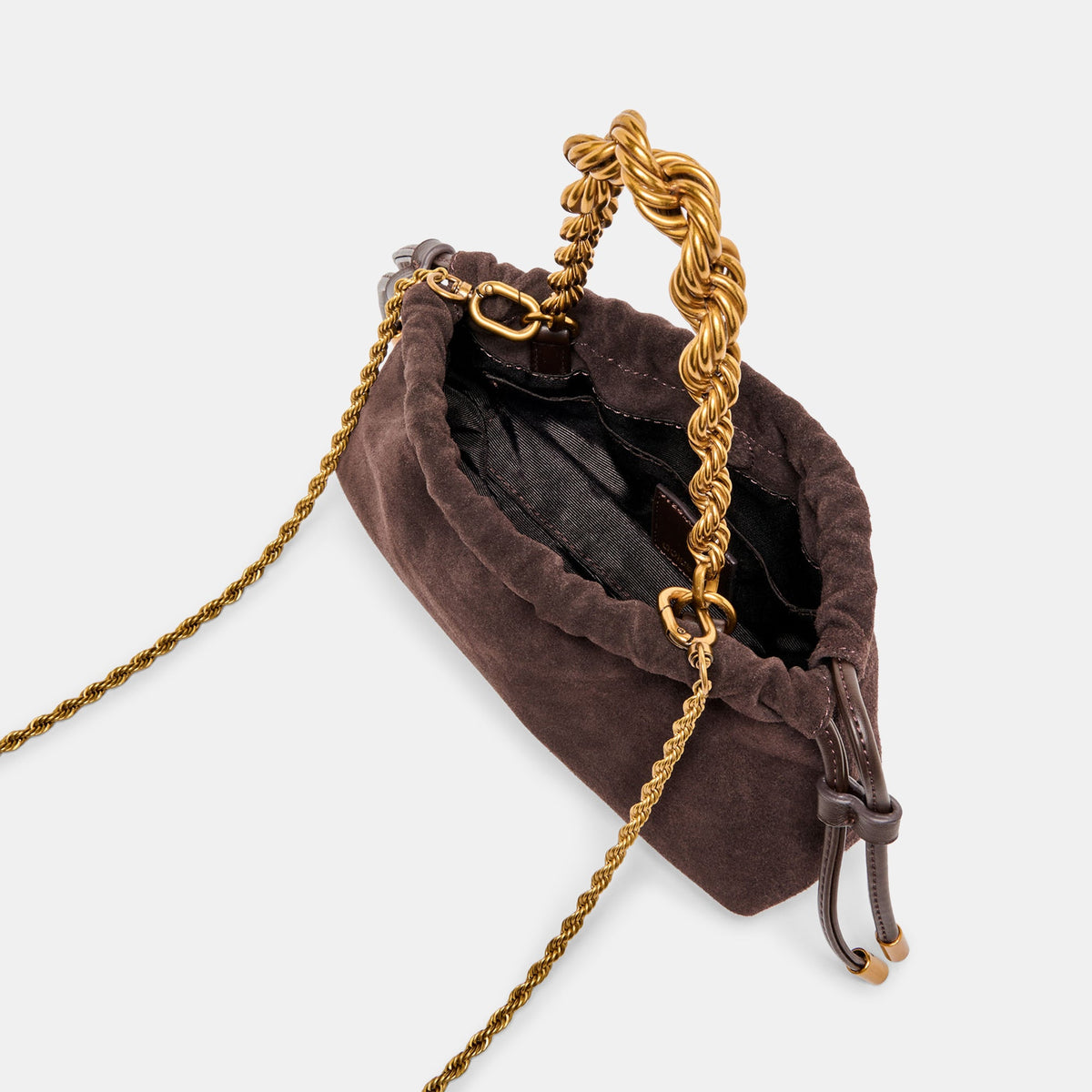 Cleo Espresso Suede Crossbody | Dolce Vita Recommended