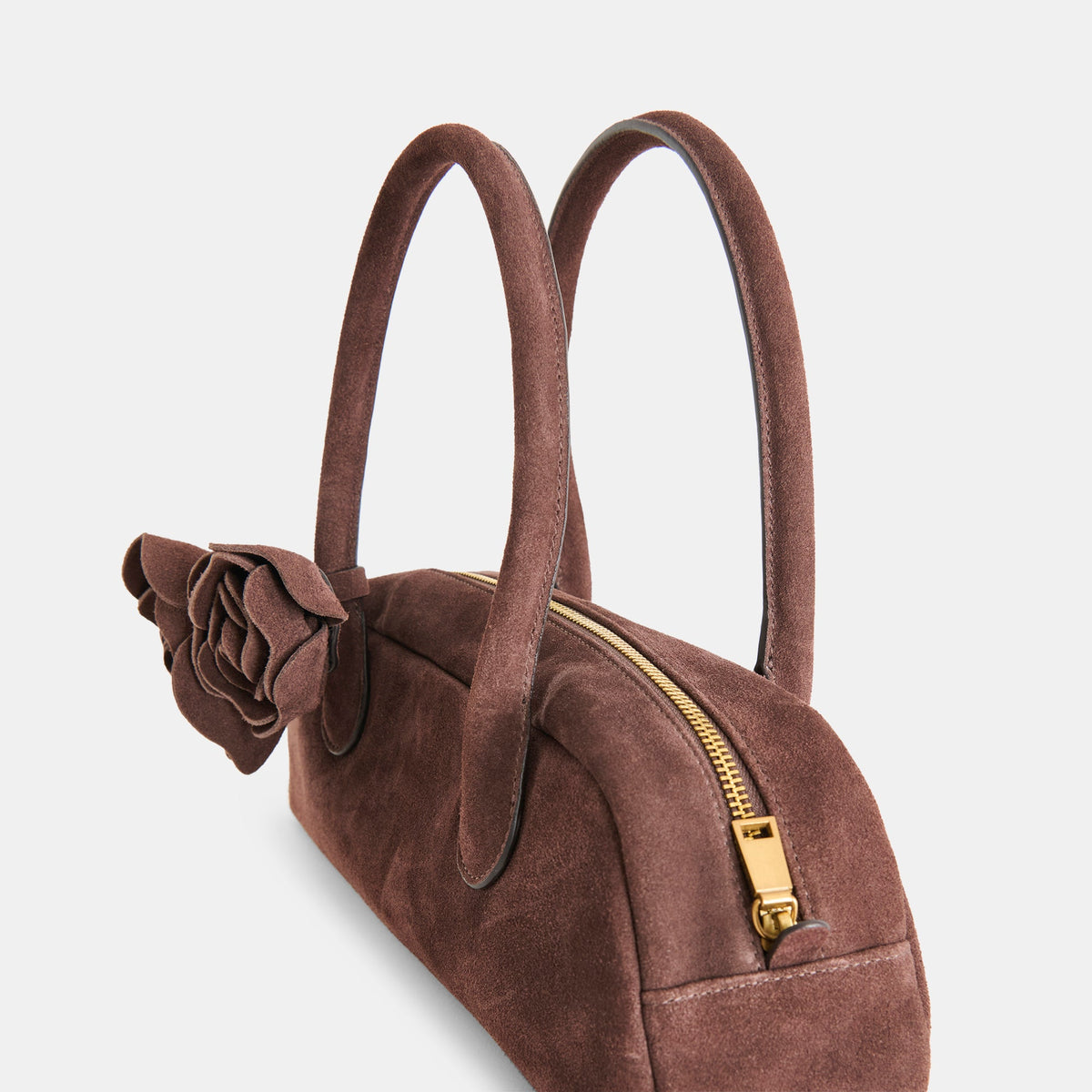 Boracay Chocolate Suede Shoulder Bag | Dolce Vita Top Pick