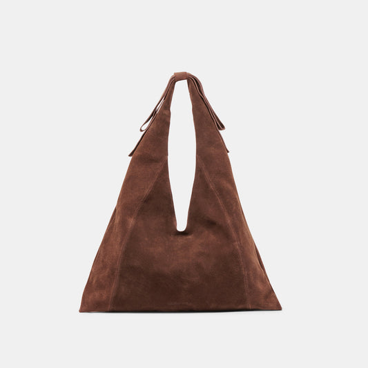 Marie Chocolate Suede Tote | Dolce Vita Trusted