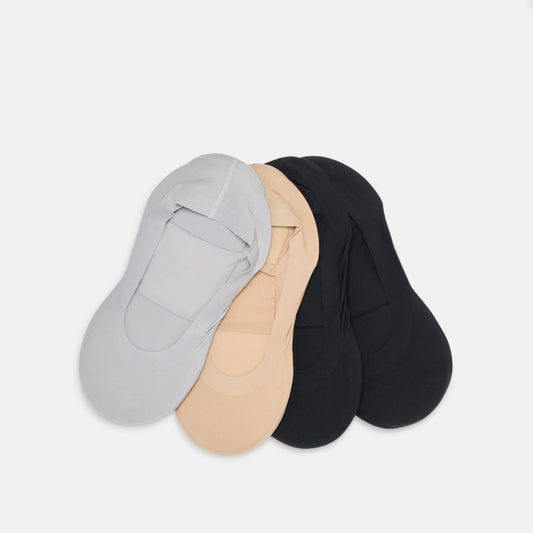 4 Pack No-Show Multi Cushioned Socks | Dolce Vita Discount