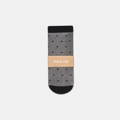3-Pack Ditsy Dot Black Sheer Anklet Socks | Dolce Vita Customer Favorite