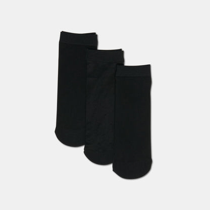 3-Pack Ditsy Dot Black Sheer Anklet Socks | Dolce Vita Customer Favorite