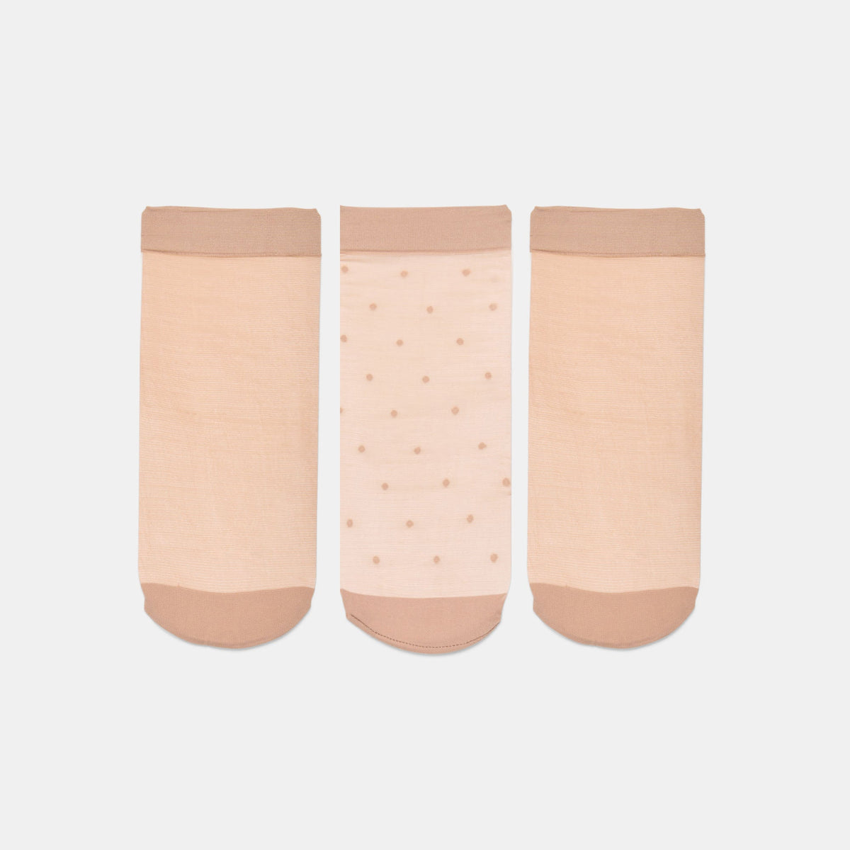 3-Pack Ditsy Dot Blush Sheer Anklet Socks | Dolce Vita Popular