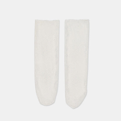 Floral Lace White Slouch Socks | Dolce Vita Exclusive