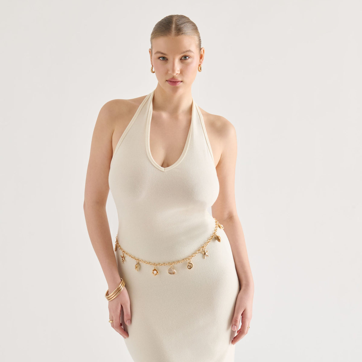 Shell Gold Chain Link Belt | Dolce Vita Smart Buy