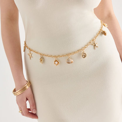 Shell Gold Chain Link Belt | Dolce Vita Smart Buy