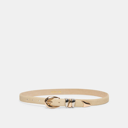 Mixed Metal Sand Suede Buckle Belt | Dolce Vita Best Seller