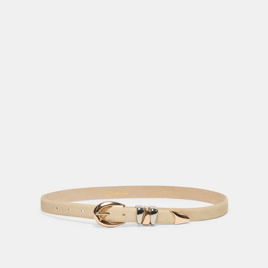 Mixed Metal Sand Suede Buckle Belt | Dolce Vita Best Seller