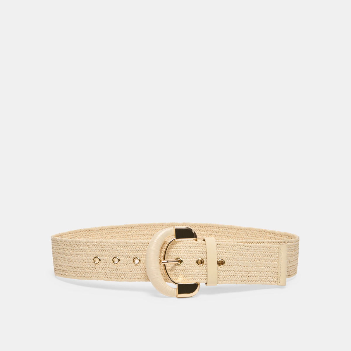 Raffia Oversized Buckle Natural Raffia Belt | Dolce Vita Best Seller