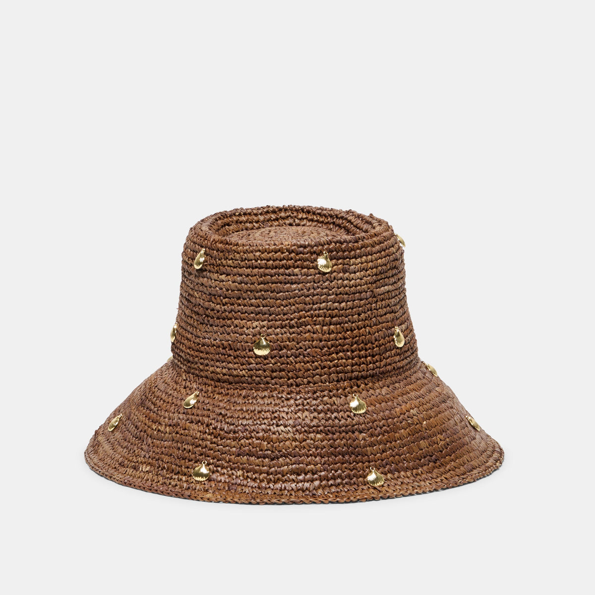 STRAW CLOCHE WITH CHARMS BROWN
 – Dolce Vita | Dolce Vita Signature